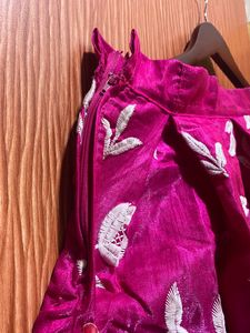Rani Pink Beautiful Embroidery Skirt
