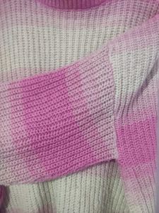 Turtle Neck Knitted Sweater