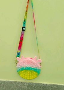 Fun Rainbow Pop It Purse