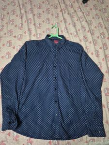 Blue Patterned Shirt