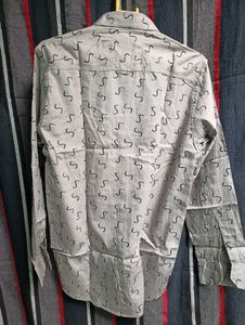 Patterned Long Sleeve Shirt Men