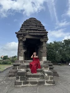 Red Embroidered Kurta Set