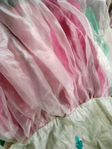 Pink &amp; White Party Dress