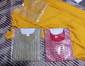 Singal Kurti 3 Color Avelibel