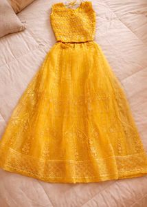 Gorgeous Yellow Lehenga Choli Set