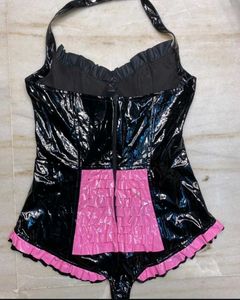 Vinyl Bustier Bodysuit