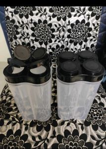 Plastic Grocery Container-2500ml (Pack Of 4)