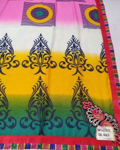 Colorful Printed Saree Sale New