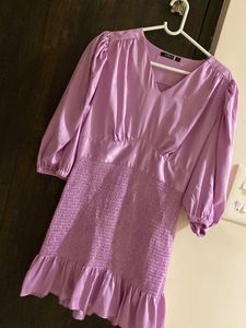 Chic Lilac Mini Dress