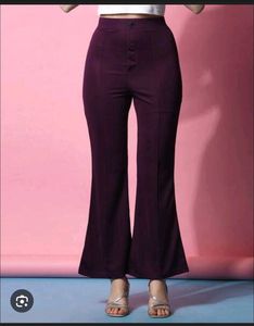 Maroon Flared Leggings