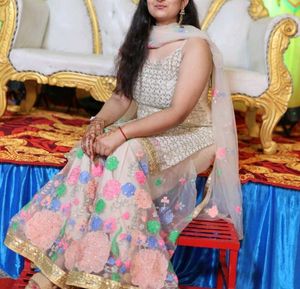 Elegant Embroidered sharara set