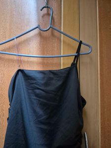 One Shoulder Black Bodycon Dress