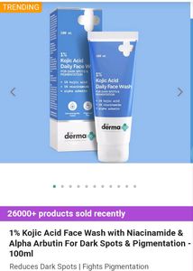 1% Kojic Acid The Derma Co Facewash (100ml)