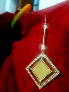 Geometric Drop Earring(Gold)