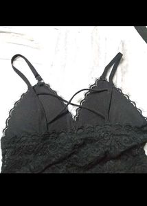 Black Bralet Free Size