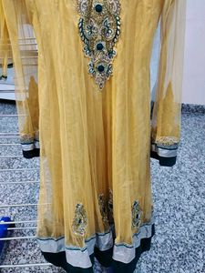 Yellow Embroidered Kurta Set