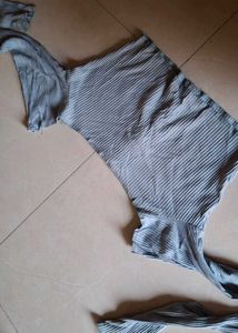 Ribbed Button-Up Crop Top