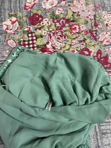 Turquoise Suit With Dupatta