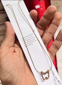 Anti Tarnish Butterfly neck Chain