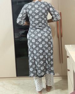 Floral Print Kurta Set