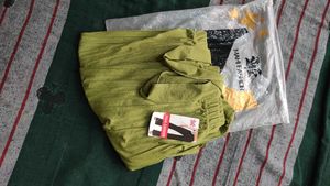 Olive Green Plazoo pant Totaly new