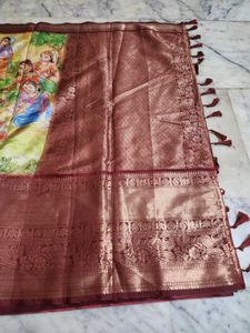 Elegant Ethnic  printed Saree