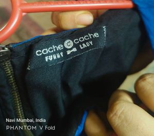 Chic Blue &amp; Black Dress