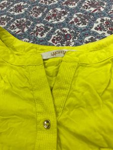 Yellow Tunic Top