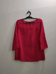 Women Dark Pink Top