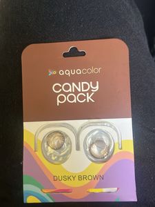 Aqua Color lens dusky brown