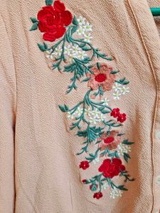 Chemistry Brand Peach Colored long top