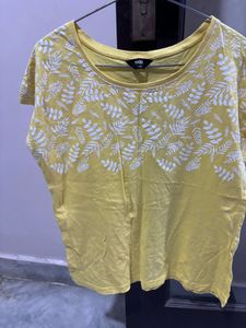 Max Yellow Floral T-Shirt