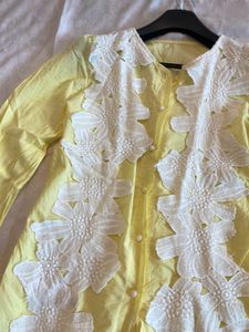 Summery Yellow Patchwork Top☀️
