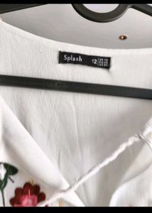 Boho Embroidered white Maxi Dress