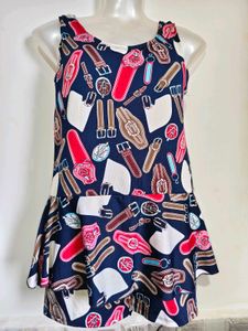 🎄Buy 1, Get 1 Free🎁Belt Print Mini Dress