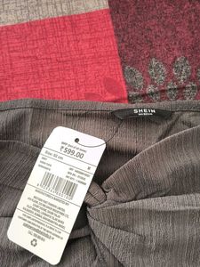 shein Chic Brown tube Top with tags