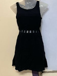 Divided Branded Black Mini Dress