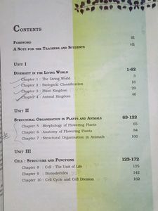 Class 11th Ncert Biology Book