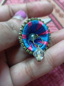 Handcrafted 💞Silk Thread Jhumka Earrings✨