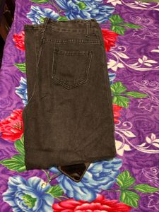 Black Flare Leg Jeans