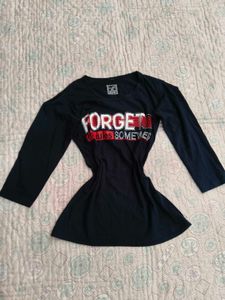 Y2k Stylish Black Long Sleeve Top