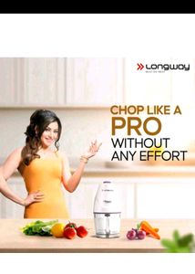 Longway Chef 400 Watts|Twin Blade Technology, 800