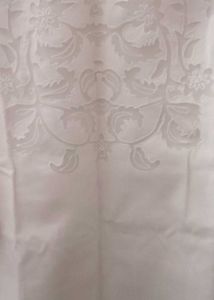 White Kurti With A Netted Design Hands &amp; Neck
