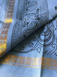Blue Ethnic Saree