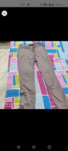 Combo of 3 ✌️formal pants. 1- Blue shine 2- Grey shine, 3-Brown size- 30