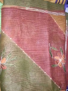 Floral Embroidered Saree