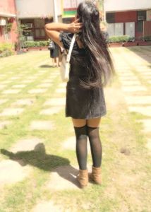 Black Floral Mini Dress