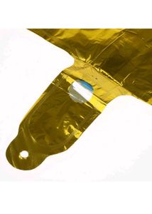 10 Foil Golden  Heart Balloon