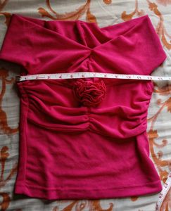 Hot Pink Off-Shoulder Top