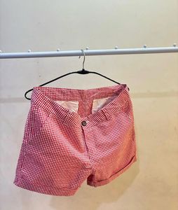 gingham shorts